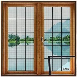 ARESTAL (60x72 inch)-5x6 Ft (Pack 1), Colour Grey, Pre-Stitched, Windows Mosquito Net, Insect Net Adhesive with Hook and Loop for Window Frame,Wooden Frame| Highly Durable and Safe-7