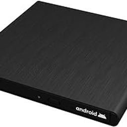 Archgon External CD DVD Drive Support Android TV, Smartphone, Tablet and Projector | Free Android APP Available | Windows 10 and Mac Compatible | Model Stream Mini Pro-25
