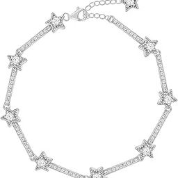 925 Silver Perfect Star Bracelet, Adjustable | Gifts for Women and Girls | With Certificate of Authenticity and 925 Stamp | 6 Months Warranty-image-4