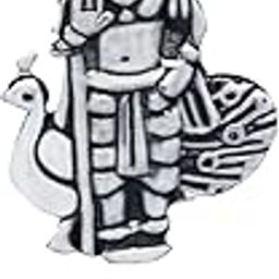 925 Sterling silver handmade Lord kartikey pendant, jewelry nsp864-picture-11
