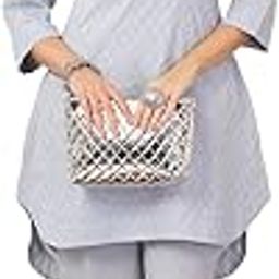 nayam by lakshita Solid Cotton A-line Kurta and Palazzo Set for Women-picture-7