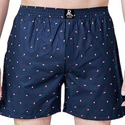 Cotton Blend Comfortable & Breathable Printed Regular Shorts/Boxer for Men, Pack of 4-5