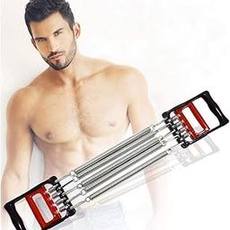 BSITFOW Plastic Adjustable 5 Hook Muscle Pulling Exerciser Fitness Multi Function Springs Chest Expander (Multicolor)-picture-21