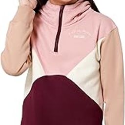 Alan Jones Clothing Girl's Cotton Blend Half Zip Hooded Sweatshirt-image-97