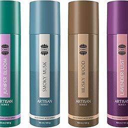 AJMAL ARTISAN -JUNIPER BLOOM & SMOKY MUSK & MUSKY WOOD & LAVENDER LUST DEODORANT PERFUME 150ML LONGLASTING SPRAY GIFT FOR MEN AND WOMEN ONLINE EXCLUSIVE-5