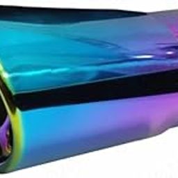 CARIZO High Performance 60mm Inlet Single Exhaust Muffler Tip Burnt Blue TF-2601, Car Exhaust Upgrade Compatible with Maruti Suzuki Swift Dzire (Type-II) 2012-2016-20