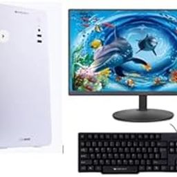 Core i5 Assembled Desktop PC (16GB RAM, 1TB SSD, Windows 11 Home, MS Office, 20'' Monitor, Black, DDR3, Ready-to-Use PC)-16