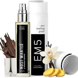 EM5 Most Wanted Perfume for Men | Eau de Parfum Spray | Vanilla Woody Warm Spicy Fragrance | Luxury Gift for Him | 15 ml-image-2
