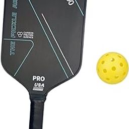 Carbon Fiber Pickleball Paddle Pickleball Racket for Power Practice Rotation Black|Sporting Goods | Racquets|1 Pickleball Paddle-11
