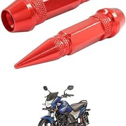 LOVMOTO Universal 2PC Spiked Aluminum Stem Valve Caps Dustproof Tire Wheel Stem Caps for Cars,SUVs,Trucks Bicycles and Motorcycles Comfortable with CB Shi-ne Sp-image-48