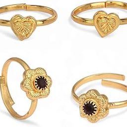 Pack of 2 Pair Toe Rings Adjustable Traditional & Fashion Accessories for Women-image-84