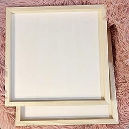 Cliths Wooden Trays,Wooden Canvas Board for DIY Crafts, Painting, Dyeing Ideal for Home Decor, Art Projects, 3D Puzzles (Pack of 2)-image-28