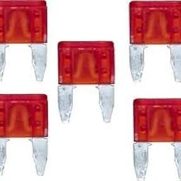 10A Automotive Fuses, 10 Amp Mini Fuses For Car/Bike/Scooter (5Pc) (Mini Fuse)-23