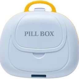 Multipurpose Pill Case with 7 Compartments,Travel Pill Organizer Moisture Proof Small Pill Box for Pocket & Purse, Daily Pill Case, Portable Vitamin Holder-image-49