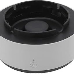 GLIVE (LABEL) Self Extinguishing Ashtray 2 in 1 Air Purifier Multifunctional Smokeless Ashtray with Filter, Best for Home Car or Office Smokeless Ashtray Air Purifier Ashtray (Grey)-image-59