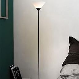 YORWAN Led Floor Lamp| Classy Home Decor Floor Lamp| Standing Lamp Adjustable Head Acrylic Shade Floor Lamps| Modern Floor Lamp with Bulb for Living Room,Office,Balcony| Bedside Lamp with Long Stand-3