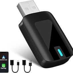 2 in 1 Wireless Carplay Adapter, Plug & Play Magic link Carplay Stable Fast Connection, Convert Factory Wired to Wireless Carplay Dongle/Android Auto Adapter for Cars 2016+, iPhone iOS 10+/Android 11+-8