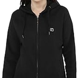 PLAIN Women’s Hoodie with Zipper | Trendy Colors | With Pocket|Be Effortlessly You-image-37