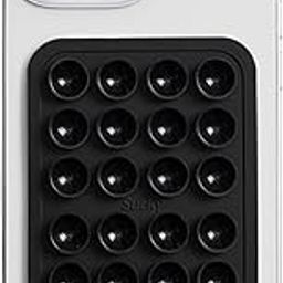 Sucky Silicone Suction Phone Case Adhesive Octo Cup Buddy Mount - Anti-Slip Holder, Hands-Free Phone Accessory for iPhone and Android - Sticky Grip for Selfies, Videos - Black-10