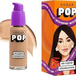 SUGAR POP HD Liquid Foundation with SPF 30 | Lasts upto 10hrs | Full Coverage | Water-Resistant | Matte Finish | 30ml - 13 Raisin-image-78