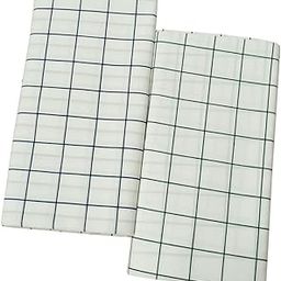 100% Cotton men's unstitched white check combo lungi - suprem white check - Pack Of Two - Blue, Green-29