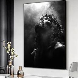 Jesus Christ Photo Frame Black (Jesus Christ Frame 14, Poster (Unframed), Framed)-image-95