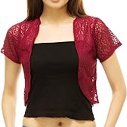 Women Poly Cotton Shrug-image-46