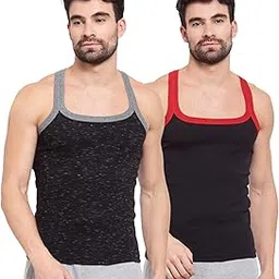 sporto Mens Round Neck Solid Gym Vest Super Soft Cotton Combo Pack-picture-12