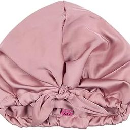 MANETAIN Satin Hair Knotty Cap for Curly Hair, Knotty Cap for Hairs, Hair Cap Premium Silky Satin Cap, Free Size Regular with Tying option- Rose Beige-image-14