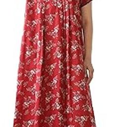 Women's Comfortable and Stylish Alpine Nighty for Women | Night Gown | Night Dress | Maxi | G1025-image-14