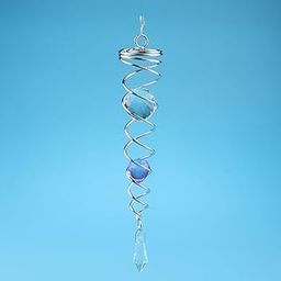 UJEAVETTE 7.5Crystal Spiral Twister Wind Twister Spinner for Indoor Outdoor Use Purple-image-64