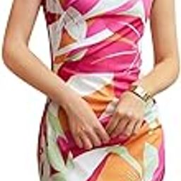 Women's Beautiful Floral White Bodycon Western Dress (Stretchable)-image-5