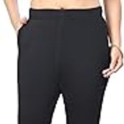 Plus Size 3/4 Stretchable Capri Pants for Women 3XL to 10XL-image-36