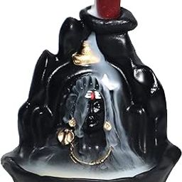 JAIPUR ACE Smoke Fountain Adiyogi Shiva Statue (Resin) for Car Dashboard, Pooja & Gift, Mahadev Murti, Idol, Lord Adiyogi Shankara for Home & Office Decor (Smoke Fountain Adiyogi)-4