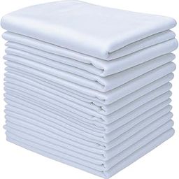 White Pure Cotton Handkerchiefs for Men – Pack of 12 | Soft, Breathable & Durable Rumal | Premium Gents Hanky for Daily Use.-image-68