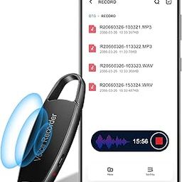 Voice Recorder with Playback, Vormooi Voice Recorder (64GB)-image-34