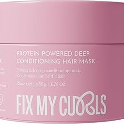 Fix My Curls Protein-Powered Deep Conditioning Hair Mask| Avocado Oil, Amla for Strengthening, Hydrating & Restoring Curls| Enhances Bounce, Adds Shine, & Boosts Elasticity| for all Hair Types (50g)-image-25