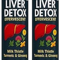 Grandeur Nutrition Liver Detox Effervescent Tablets with Milk Thistle, Ginseng & Turmeric — Lemon Flavor — Supports Liver Health & Detox, Boosts Immunity — 30 Sugar-Free Tablets-image-63