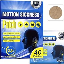 40 Pcs Motion Sickness Band, Practical Motion Sickness Patches Non Drowsy Motion Sickness Patch for Adults Suitable Traveling Long Trips Vacations Outdoor Adventures Busy City-image-87