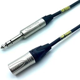 Sonic Plumber Neutrik 6.35mm 1/4 inches TRS Jack to XLR Male Balanced Cable for Monitor (NOT SUITABLE to connect stereo output/keyboard/guitar to XLR input, 3 meter, Black)-18