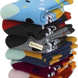 Kids Warm Woolen Winter Ankle Socks for Baby Boys and Girls - Thick Terry Towel Socks Pack of 6-image-85