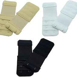 COSYOO Women's Bra Extender Elastic 6PCS Soft Wide Assorted Lingerie Extender Bra Strap Extender Wide Clip Girl Brassiere Girl Woman Lady Ladies-image-54