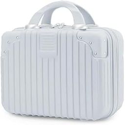PROSFIA Mini Hard Shell Travel Luggage & Makeup Case Portable Carrying Suitcase Makeup Storage Box for Women Cosmetic Travel Toiletry Bag Hand Nailart case Vanity Cases for Girls-image-49