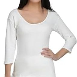 Women's Soft Touch Microfiber Stretch Fleece Fabric Full Sleeve Thermal Top with Stay Warm and Pyjama Set | Winter Lightweight Thermal Underwear for Women Long Johns Set-image-12