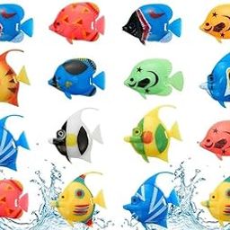 Aquarium Artificial Floating Fish Toy 10pcs | Aquarium Decoration Item | Floating Fish 10pcs-image-43