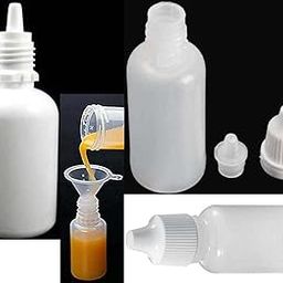 DIY Crafts Pack Of 50 Pcs, 50ml, Empty Plastic Dropper Bottles Eye Liquid Screw Cap Secure Lids(Pack Of 50 Pcs, 50ml)-15