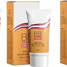 BB Cream with Sun Protection, 30g, Natural Coverage, Lightweight and Moisturising (White, 3)-35