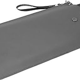 Geekria Keyboard Carrying Case Replacement for Logitech MX Keys Mini Keyboard Case, Vegan Leather Protective Travel Bag Keyboard Cover (Dark Grey)-image-45