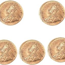 Sahiba Gems Set of 5 Pcs Copper Coin/Sikka for Pooja/Astrological and Lal Kitab Remedy-image-63