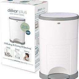 DEKOR Plus Diaper Pail System,White,Pack of 1-7